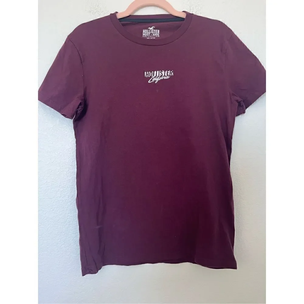 Hollister California Embroidered T-Shirt Men's Small - New